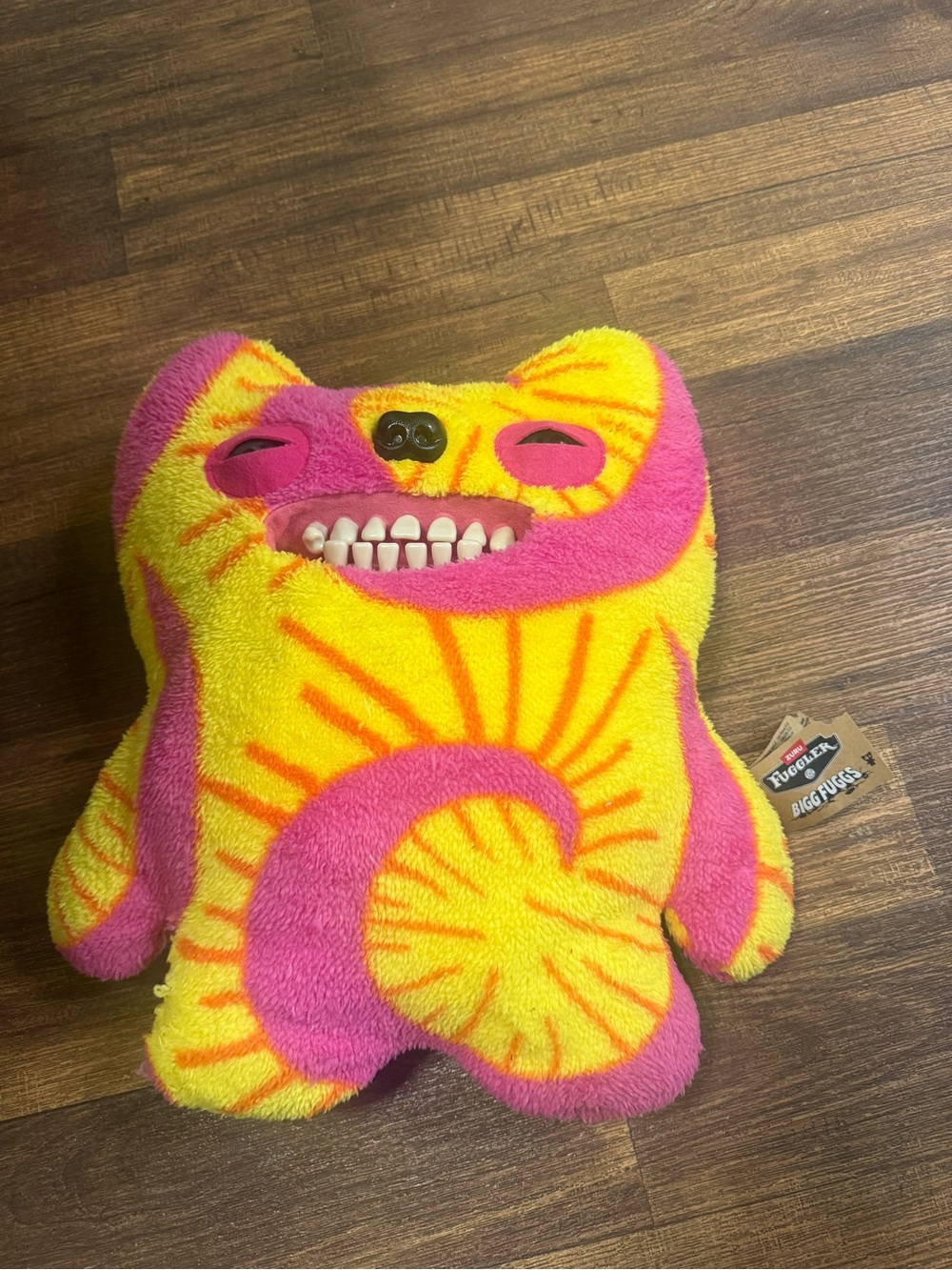 Fuggler big fugs animal pink and yellow